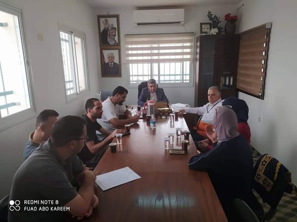 جمعية الهلال الأحمر الفلسطيني في ضيافة بلدية الزاوية