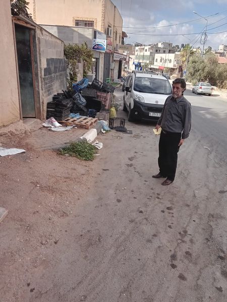 ازالة التعديات على الشوارع